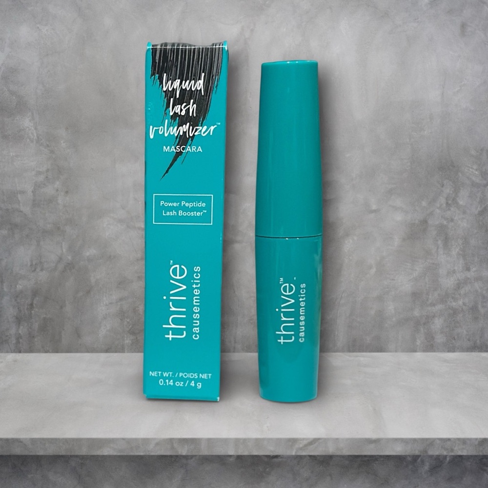 Thrive Deluxe Mini Brynn Liquid Lash Volumizer Mascara- rich black, vegan, lift